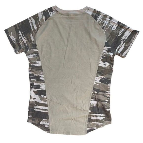 Alphalete NWOT Mens Light Green Camo Velocity Tee Wave Short Sleeve Tee Sz L - Picture 3 of 3